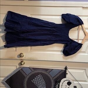 Midnight Blue Midi Dress